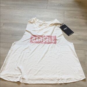 NWT Barbell crop tank size medium